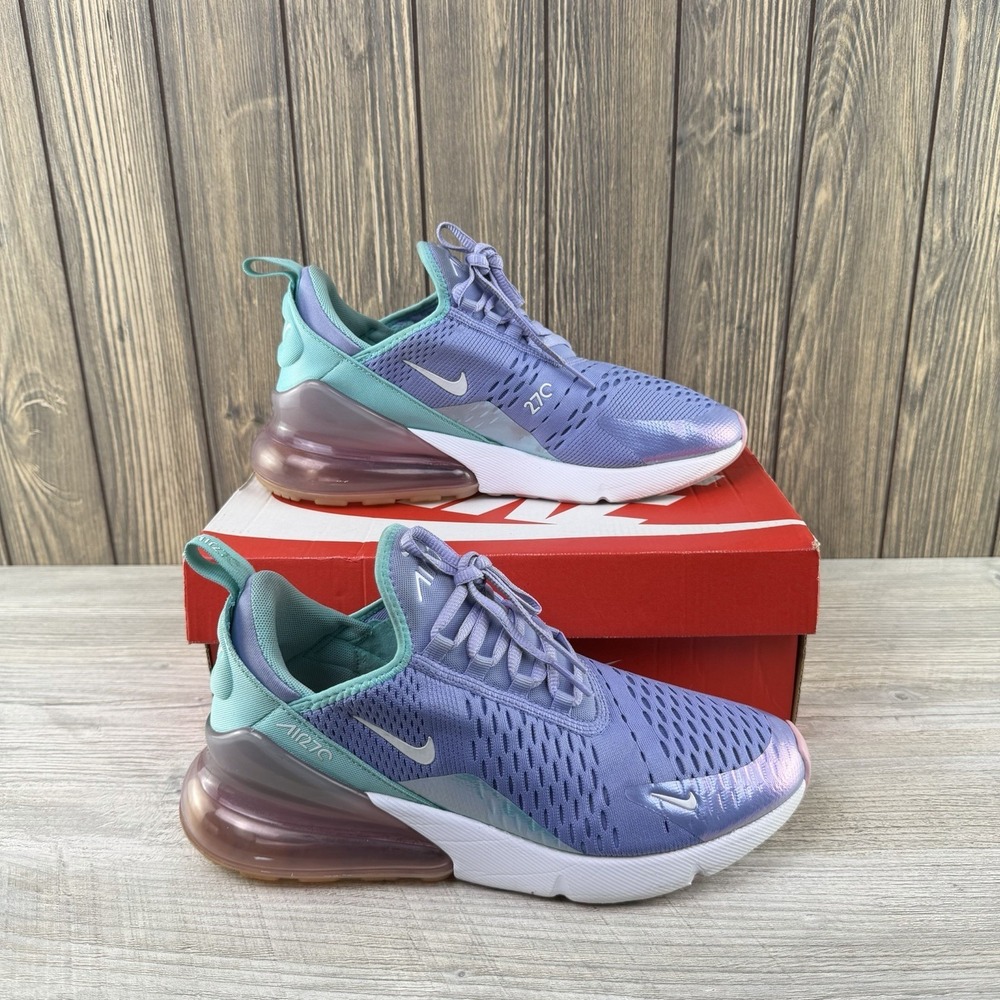 Nike Air Max 270 GS Twilight Pulse White BV1236-400 Youth 7Y Women's 8.5 Shoes